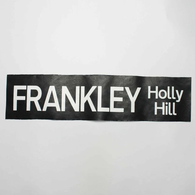 Frankley Holly Hill Busjalousie Vintage Siebdruck Yardley Wood Ziel