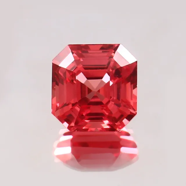 Naturel sans Défaut Ceylan Padparadscha Saphir Assche Coupe Libre Gemme 12x12 MM