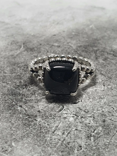 PANDORA VIBRANT SPIRIT Black Ring Size 56 Used PicClick UK