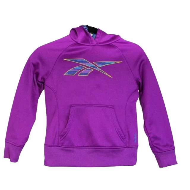 Reebok Ragazzi Ragazze Felpa con Cappuccio Manica Lunga TAGLIA S