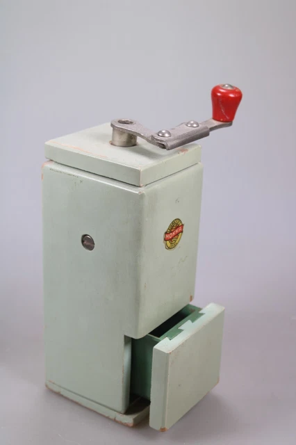 Kaffeemühle MOKKA Leinbrock's Ideal Holz Mühle Retro Deko Küche alt antik