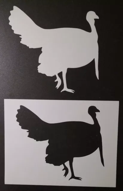 Large Turkey 8.5" x 11" Custom Stencil FAST FREE SHIPPING