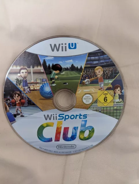 Wii Sports Club Wii U Japan version Complete with Cartridge, Case and  Manual!!