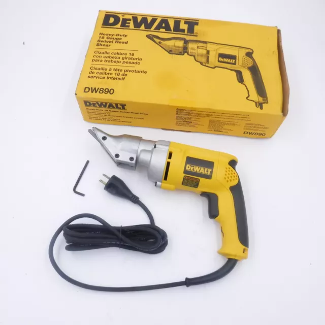 DEWALT DW890 Variable Speed 18 Gauge Swivel Head Shear