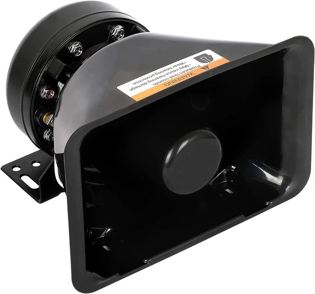 High Performance Siren Speaker Compatible with Any 100-200 Watt Siren Sytem
