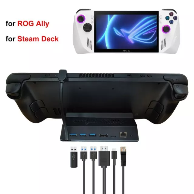 PD-Aufladung Typ-C-HUB Docking station  ASUS ROG Ally/Dampf deck