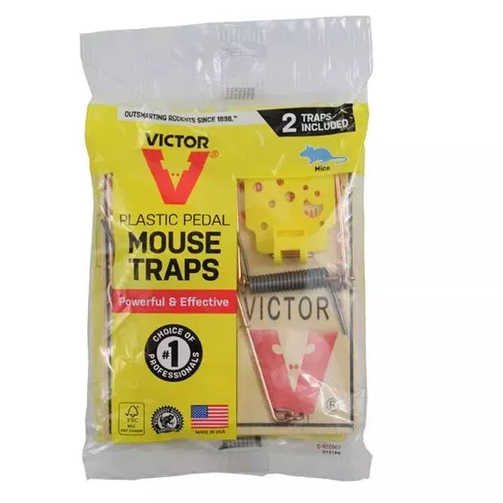 VICTOR Easy Set Mouse Trap - 12Pk M035  *12 Traps*