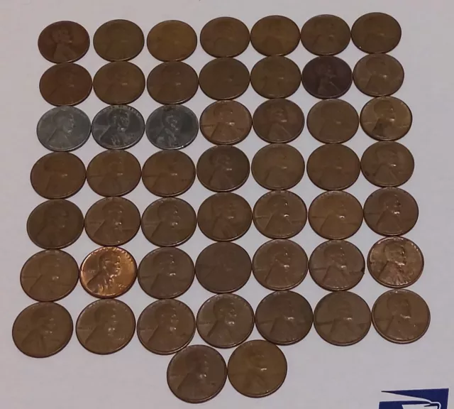 Lincoln Wheat Penny Set 1941 P D S -1958 P D Complete Collection of P D S - 51