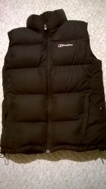 BERGHAUS DOWN GILET Bodywarmer Vest 600 Fill Free Post 79.00