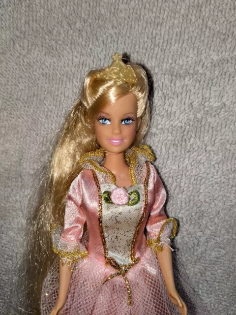 6" Tall Mattel Barbie Mini Kingdom Princess And The Pauper Anneliese Doll 2005