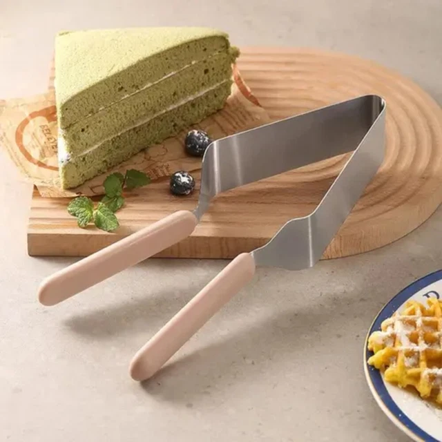 Stainless Steel Triangular Cake Slicer Cutter Adjustable Cutting Retractable