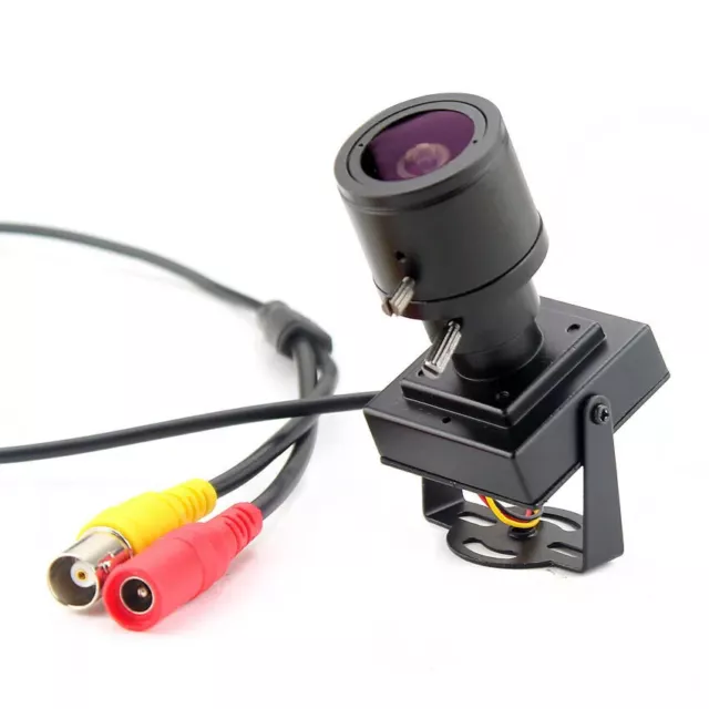 700TVL varifocal lens mini camera Adjustable Lens+RCA Adapter For Surveillance 2