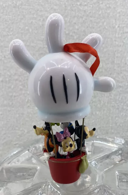 Disney Sketchbook Ornament Mickey Minnie Mouse Donald Duck Goofy Hot Air Balloon