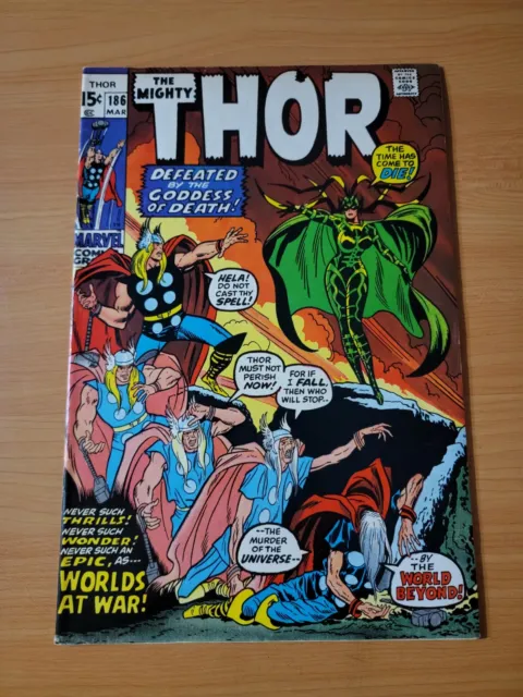 The Mighty Thor #186 ~ VERY FINE - NEAR MINT NM ~ 1971 Marvel Comics