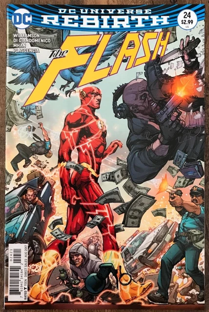 The Flash #24 By Williamson Green Lantern JLA DCU Rebirth Variant B NM/M 2017