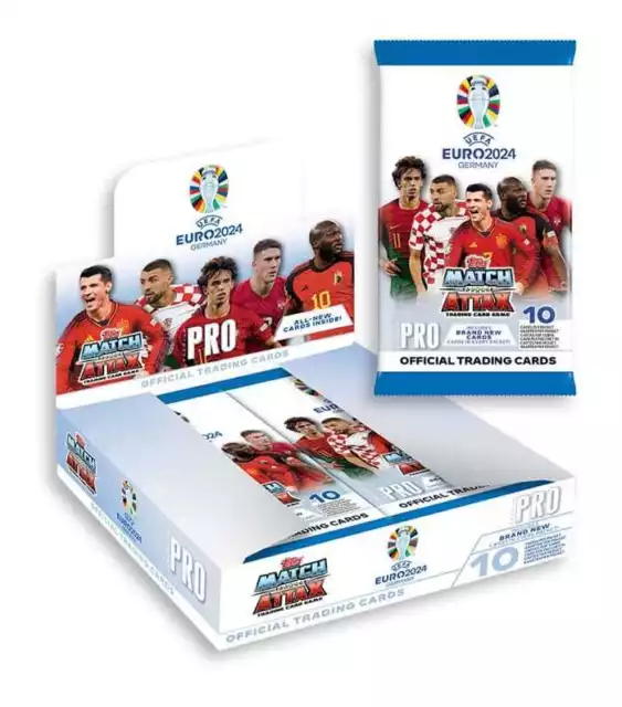 UEFA EURO 2024 Trading Cards Premium Pro Booster Display (10) EUR 67,00