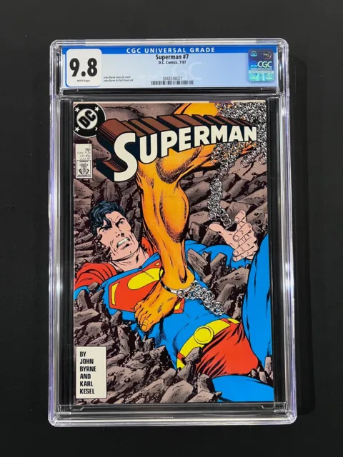 Superman #7 CGC 9.8 (1987) - John Byrne cover