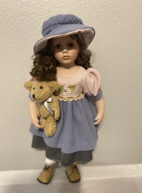 RARE Duck House Heirloom Porcelain Doll 18”