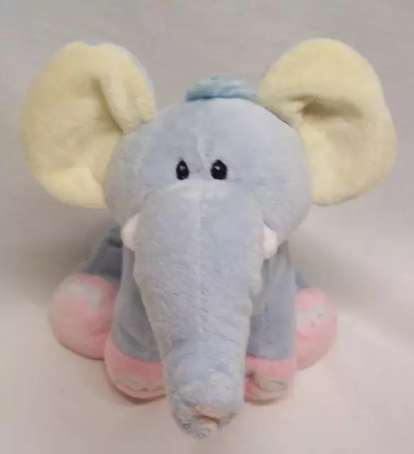 Wishpets BABY BLUE EMMA THE ELEPHANT RATTLE 9" Plush STUFFED ANIMAL Toy