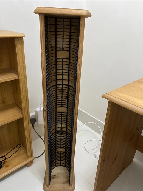 CD rack solid pine What-Not Antiques
