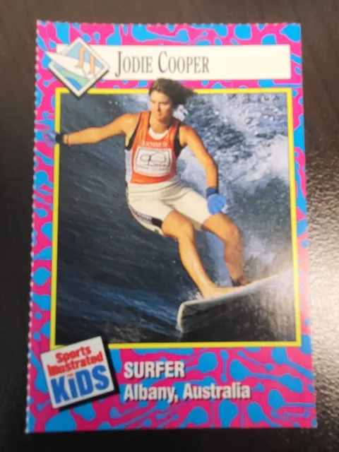 1993 Sports Illustrated Si for Kids surfer Jodie Cooper RC card #169
