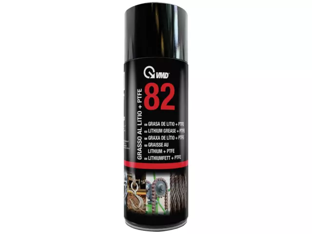 Vmd Grasso Al Litio Con Ptfe Spray 400Ml Teflon Lubrificante Antigrippante 82