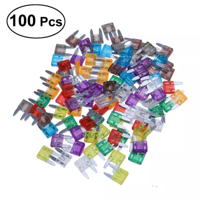 100 Pcs Car Fuse Assorted Accessories Car Fuse Vehicle Truck