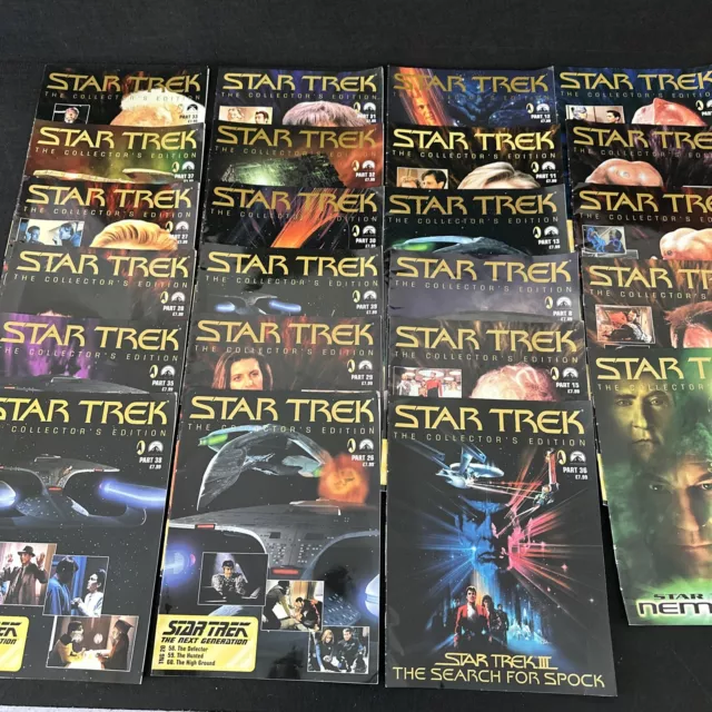 Star Trek Next Generation Collectors Edition Magazines X23 collectible  t2987