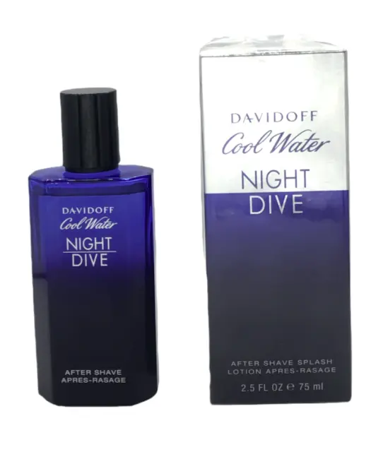 Davidoff - Agua Fría - Buceo Nocturno - After Shave Splash 75 Ml - Para Hombre