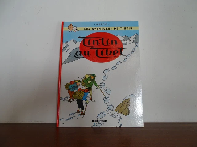 Eo Page De Garde Tintin Au Tibet Sans Le Redoutable BD LES AVENTURES de Tintin - TINTIN AU TIBET par Hergé - Casterman 1993