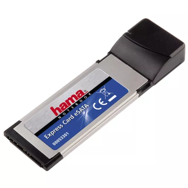 Hama Express Card Esata HDD Contrôleur Carte 1-Fach SATA II 2 Disque Dur 3 Gbps