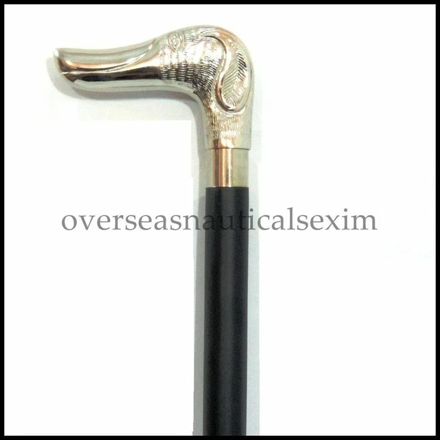 ACIER INOX CANNE à Marche Canne de Marche Stock 92cm Fritz Canne Mastiff EUR 35,29 - FR