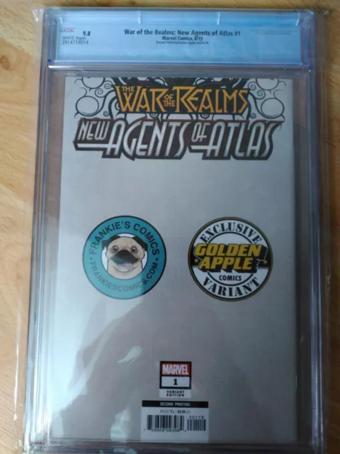 War of Realms: New Agents of Atlas #1 CGC 9.8 2