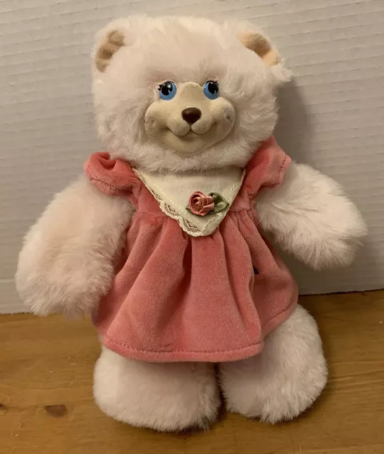 Fisher Price Briarberry Bears Berrylynn Plush Toy Stuffed Animal 1998 Vintage 9"