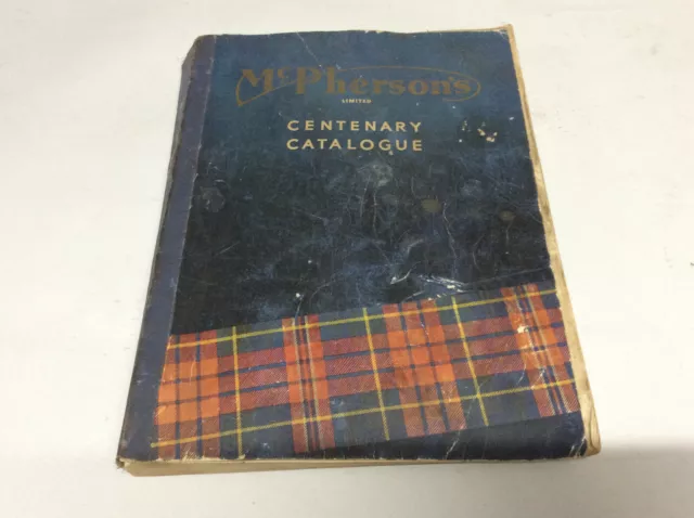 McPHERSONS 1960 CENTENARY CATALOGUE