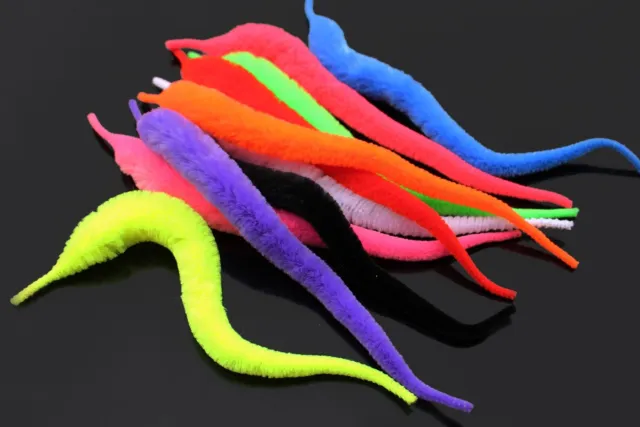 11 colors Fly Tying Mangum Dragon Tails Snake Wiggle Tail Fly Chenille Materials
