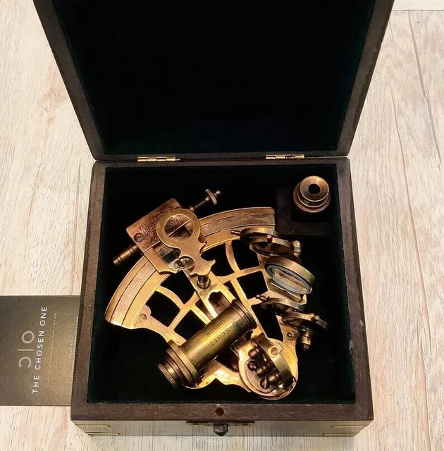 Nautisches Sextant-Geschenk, individuell graviertes Geschenk,...