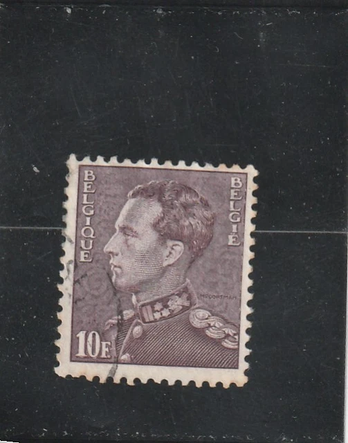 L6123 BELGIQUE N° Y&T 848A de 1951-51 " Léopold III "  Oblitéré