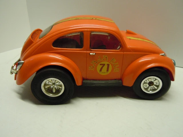 VINTAGE COX BAJA Bug Yellow 73 Gas Engine Powered .049 Off