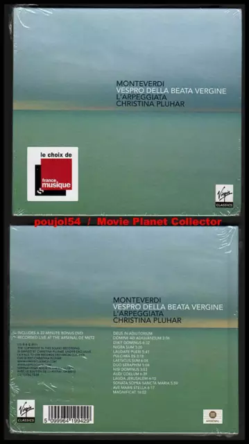 CLAUDIO MONTEVERDI "Vespro Della Beata Vergine" (CD+DVD Digibook) 2011 NEUF