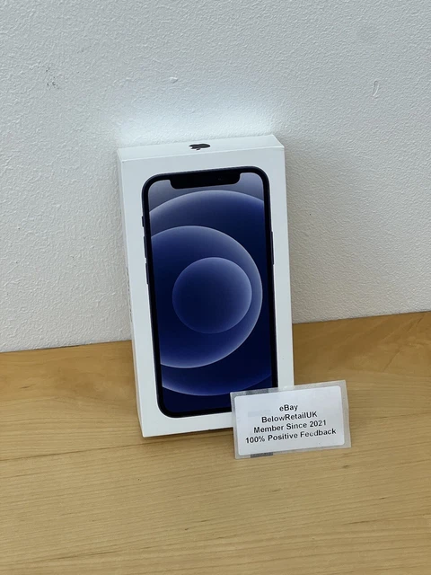 New Boxed iPhone 12 Mini 64GB Black 5G Unlocked 5.4” Screen - UK Model A2399