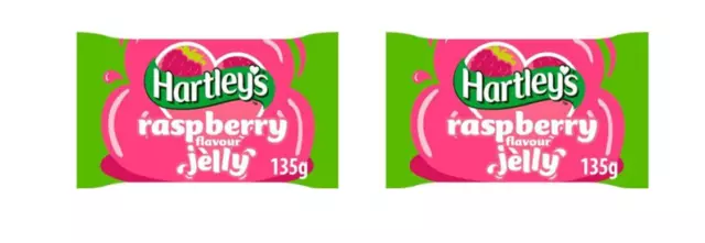 2X Hartleys Tablet Jelly Raspberry 135G