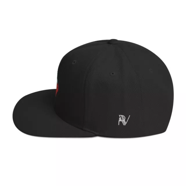 Casquettes drapeau noir broderie unisexe style super homme portoric Snapback VR 2