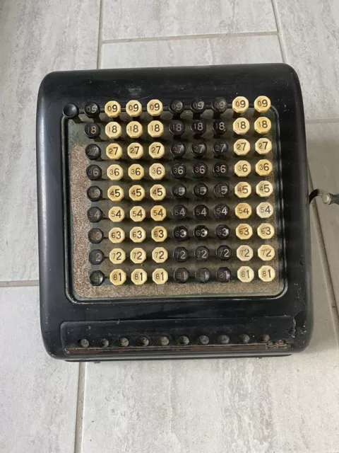 Antique Burroughs Adding Machine Calculator