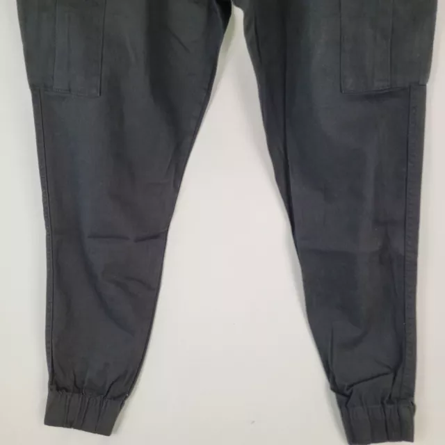 NWT Refuge Women's Relaxed Stretch Cargo Jogger Pants Black Size Small MSRP $20 3