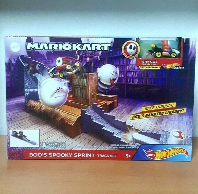 Hot wheels mario kart boo's spooky hotsell sprint track set
