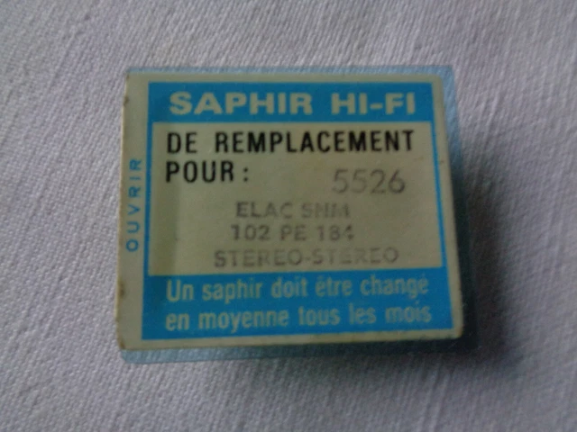 NEUF Lot De 2 SAPHIR Hi Fi Stereo 33/45t TELEFUNKEN A23/1 A 23 1 Zafira