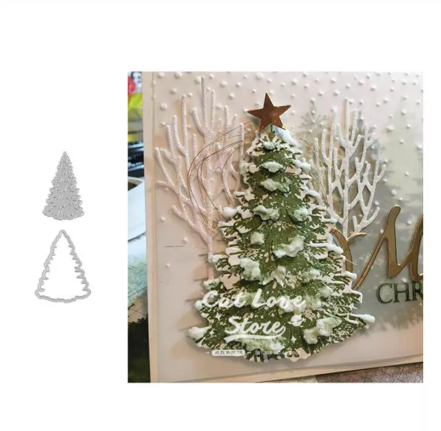 Christmas Tree Metal Cutting Dies Stencil Scrapbooking Card Decorative Craft DIY