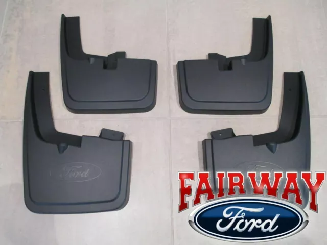 15 thru 20 F-150 OEM Genuine Ford Molded Splash Guards Mud Flaps with WHEEL LIPS