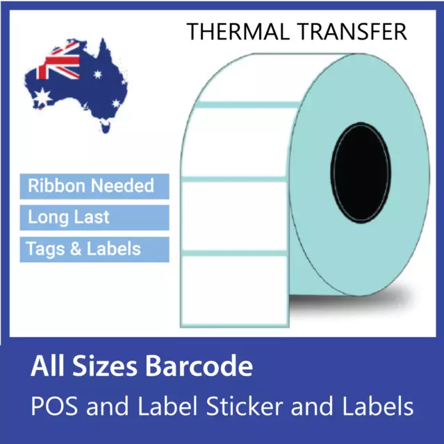 All Sizes Barcode, POS and Label Sticker and Labels, Price tag, Thermal Transfer